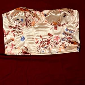 NWOT Asian corset style   Slight stretch back